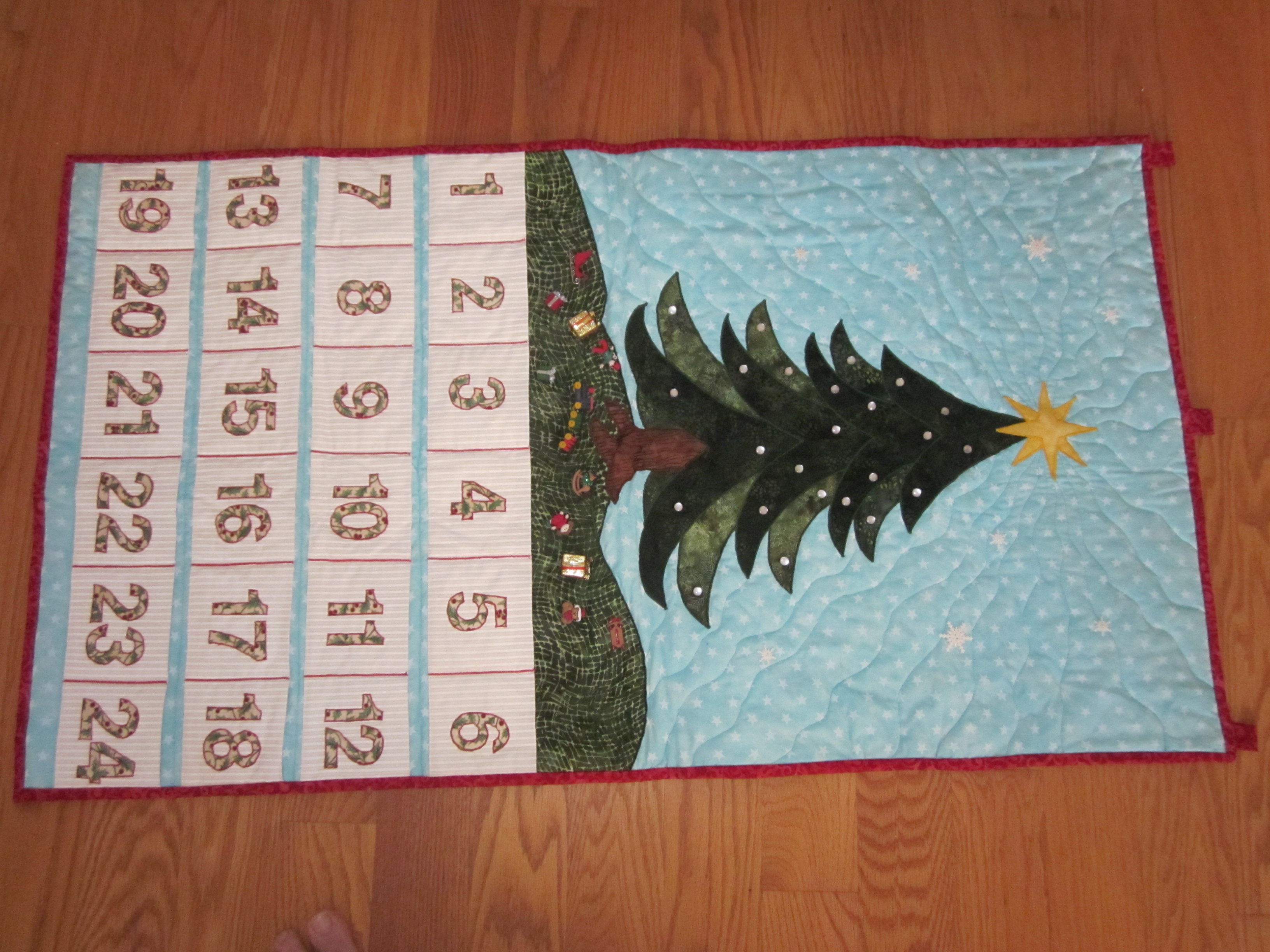 advent calendar 1 Durham Orange Quilters Guild advent calendar 1 Durham Orange Quilters Guild