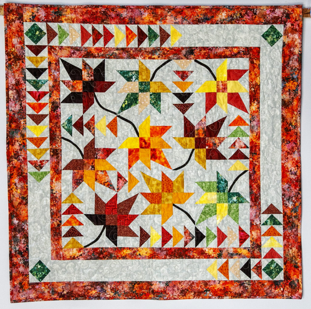 "Flying Leaves - Signs of Autumn" Quilt